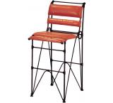 Sidro Bar Stool w/ Chestnut Leather