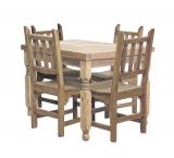 Square Lyon Dining Set w/ New Mexico Chairs