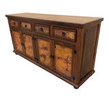 Four-Door Cabinet w/ Copper Doors & Drawers