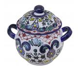 Large Talavera Sugar Bowl