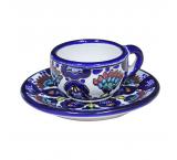 Talavera Tea Cup w/ Saucer
