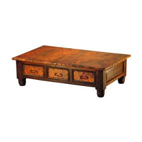 French 6-Drawer Coffee Table