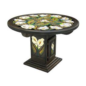 Round Calla Lily Dining Table