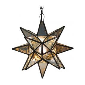 Antiqued Glass Star