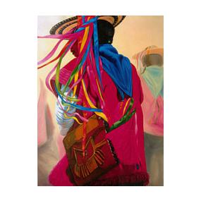 Indigena con MorralOil Painting on Canvas