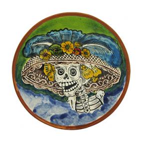 Small Day of the Dead Plate