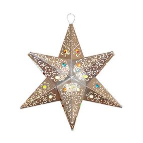 Cancun Star w/Marbles:Natural Finish