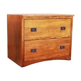 American Mission OakLateral File Cabinet