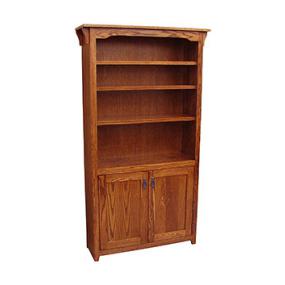 American Mission Oak Bookcase w/ Doors