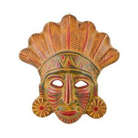 Clay Mask:Mayan Nobility