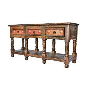 Kyla Console Table w/ Copper Drawers