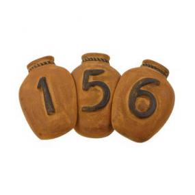 House Numbers: Sand Ginger Jar