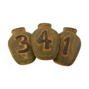 House Numbers: Green Ginger Jar