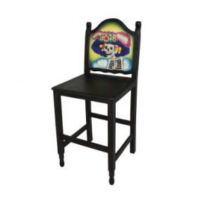 Day of the Dead Bar Stool