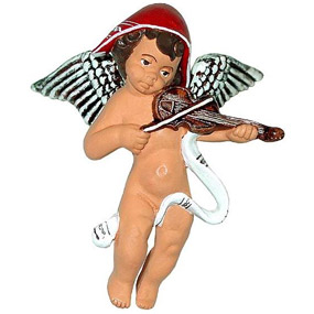 Angel & Violin Ornament