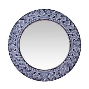 Blue Greca Mirror