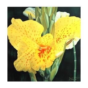 Yellow OrchidOil Painting on Canvas
