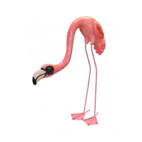 Crouching Flamingow/ Glossy Finish
