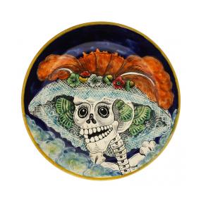 Large Day of the Dead Plate