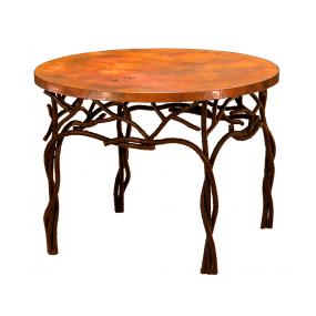 Round Twig End Table