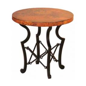 Round Truss End Table