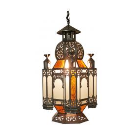 Morocco Lantern w/Frosted Glass