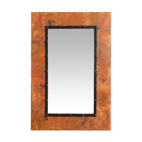 Copper Mirror with Nails