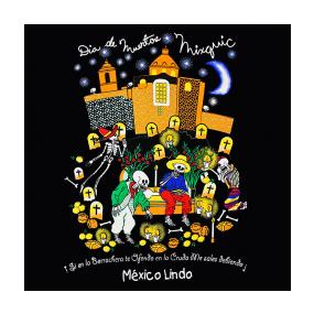 Muertos Mixquic Black T-Shirt
