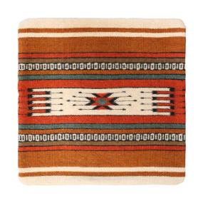 Wool Throw Pillow:Zapotec Design PV4