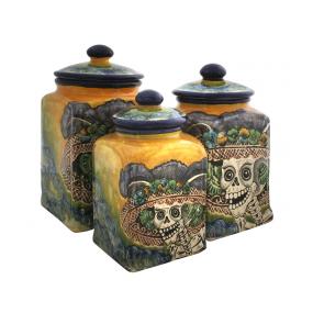 Day of the DeadSquare Kitchen Canister