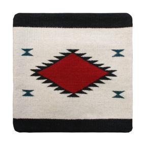Wool Throw Pillow:Zapotec Design LP1
