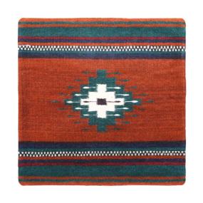 Wool Throw Pillow: Zapotec Design YS6L