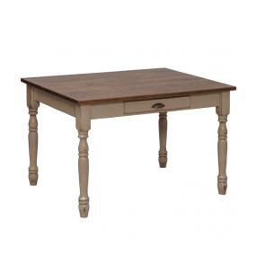 Country Dining Tablew/ Drawer