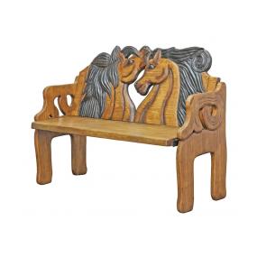 Two Horse Bench