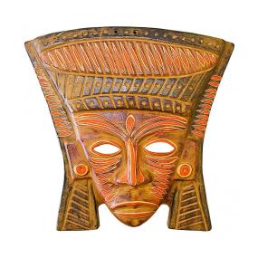 Clay Mask: Mayan King