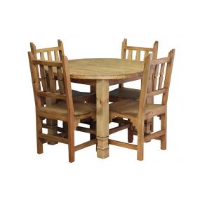 Round Julio Dining Setw/ New Mexico Chairs