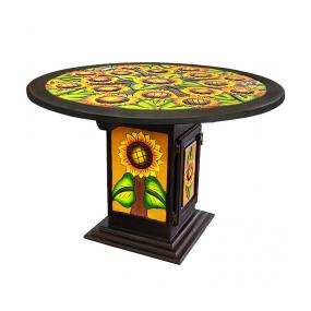 Round SunflowerDining Table #1