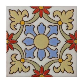 Ceramic High Relief Malibu Tiles Handcrafted Oxido de Hierro Rojo you select the size