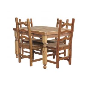 Square Lyon Dining Setw/ Colonial Chairs