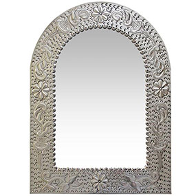 Arched Engraved Mirror