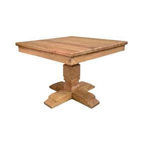 Square Pedestal Dining Table