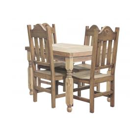 Square Lyon Dining Set w/ Santana Chairs