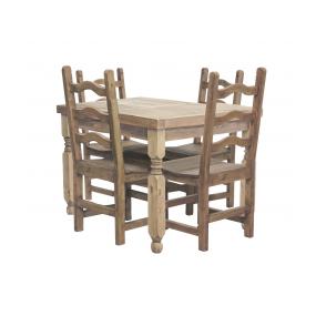 Square Lyon Dining Set w/ Colonial Chairs