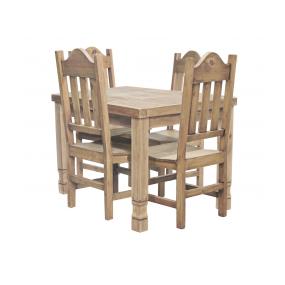 Square Julio Dining Set w/ Santana Chairs