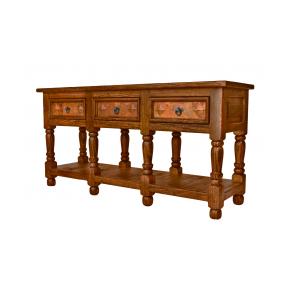 Kyla Console Table w/ Copper Drawers