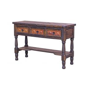 Madison Console Table w/ Copper Drawers