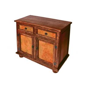 Two-Door Sideboard w/ Copper Doors & Drawers