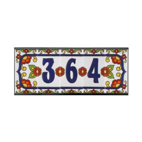 Powder Coated Frame for Southwest House Numbers