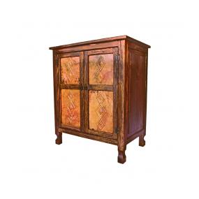 Isidro Cabinet w/ Copper Doors