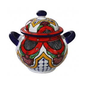 Large Talavera Sugar Bowl